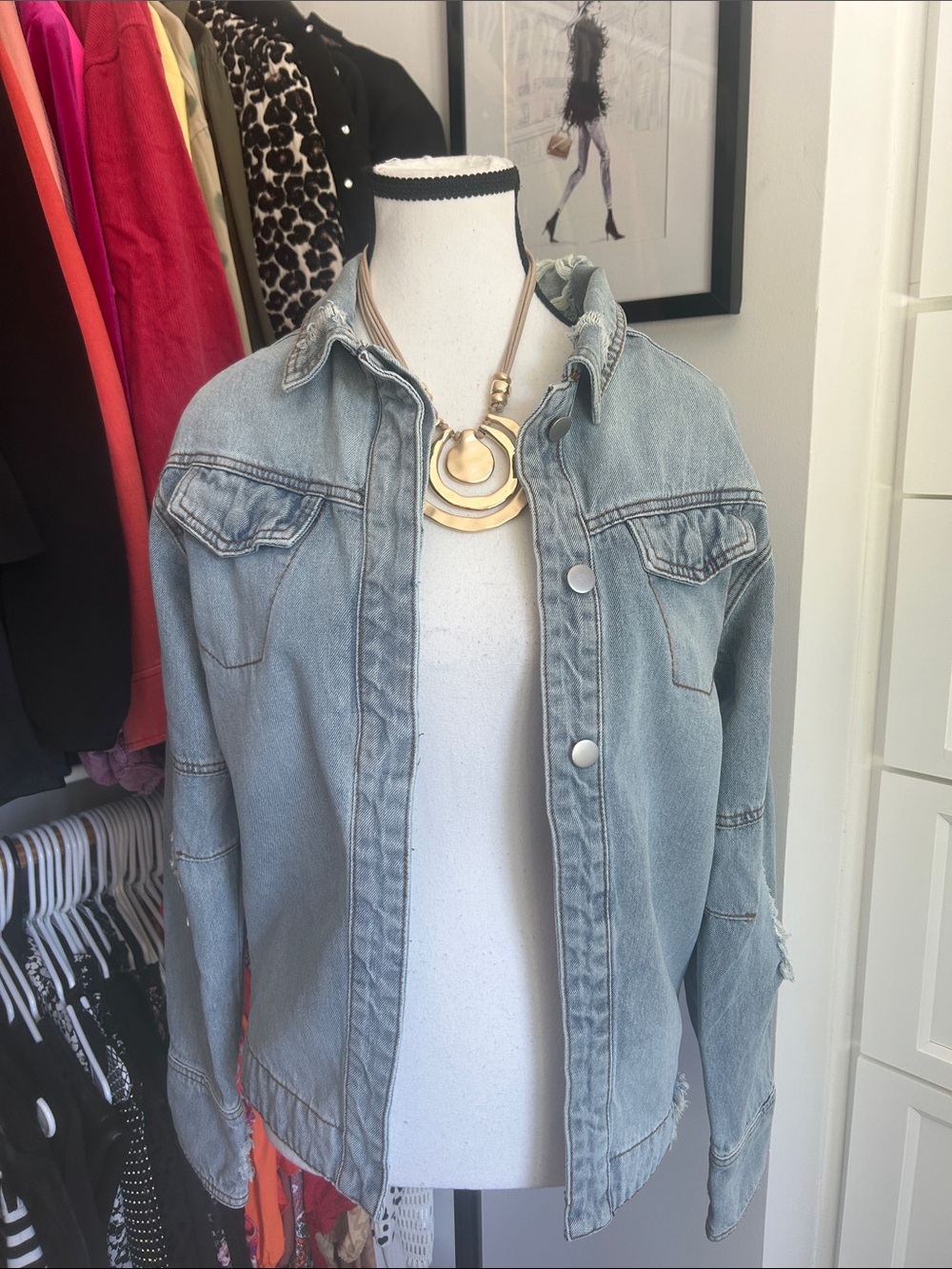 Jean jacket by Curated Set